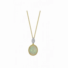 Spark Creations One Of A Kind Necklace P 6337-OPAL