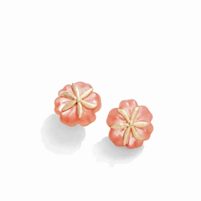 Spartina Carved Flower Stud Earrings