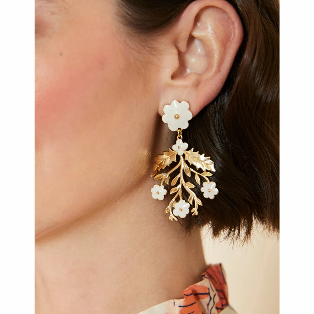 Spartina Delphinium Earrings - Cream