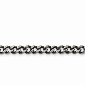 Stainless Steel 6.70mm Antiqued Curb Chain | SRN1610