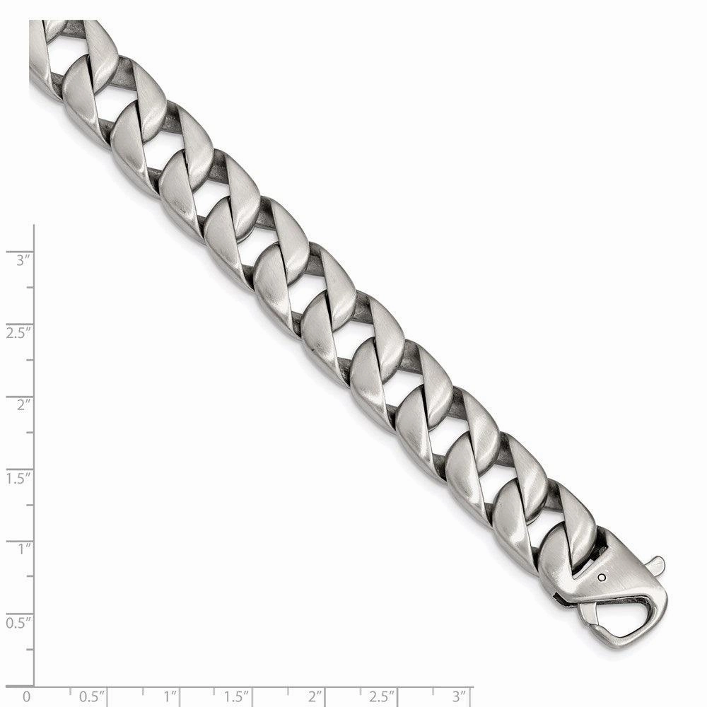 Stainless Steel Brushed 8.5 inch Bracelet