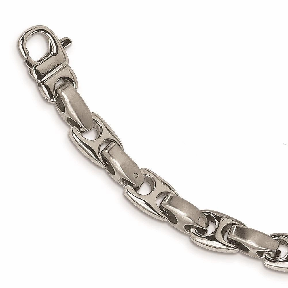 Stainless Steel Brushed & Polished 20in Necklace