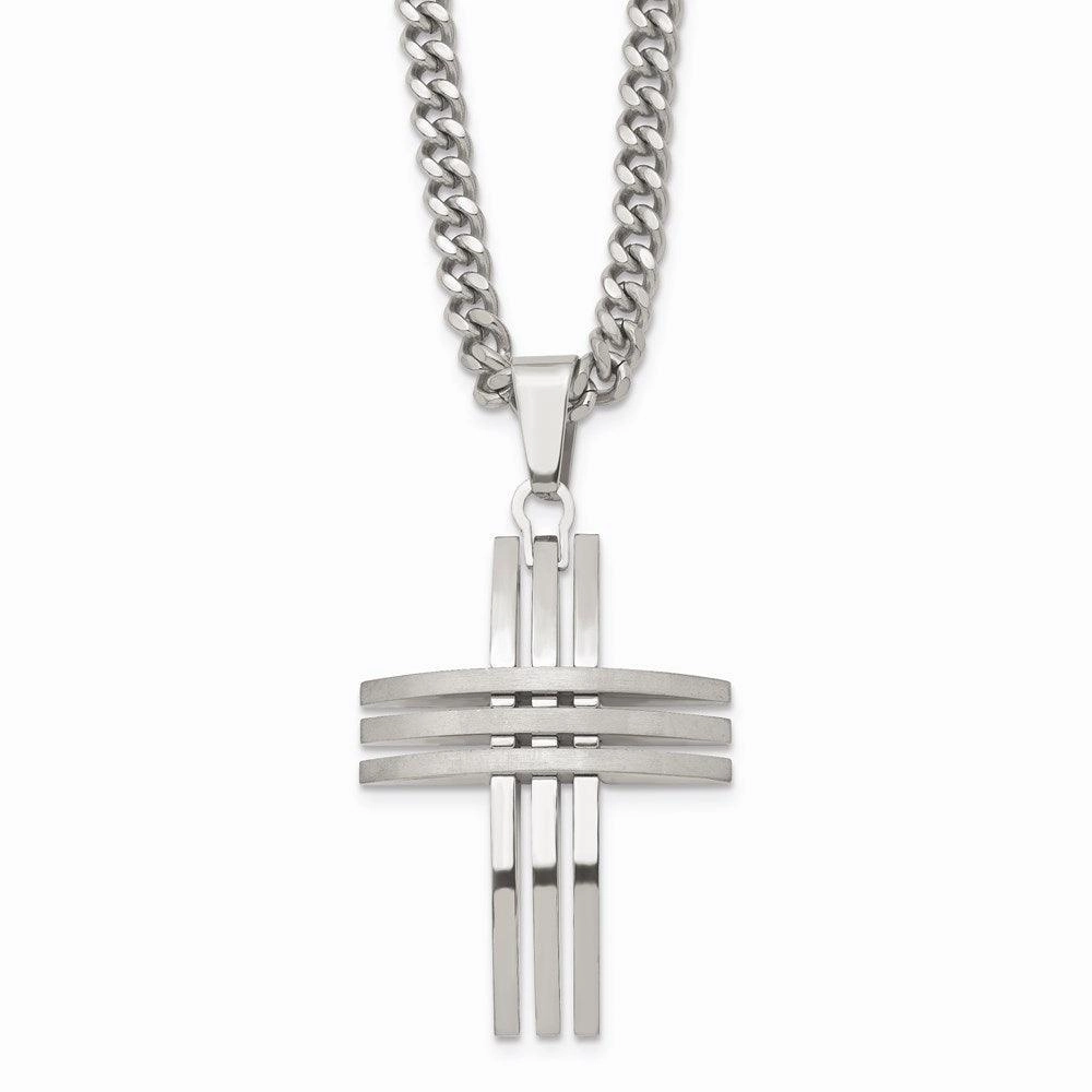 Stainless Steel Cross Necklace