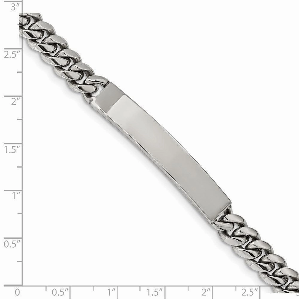 Stainless Steel Polished 8.25in ID Bracelet
