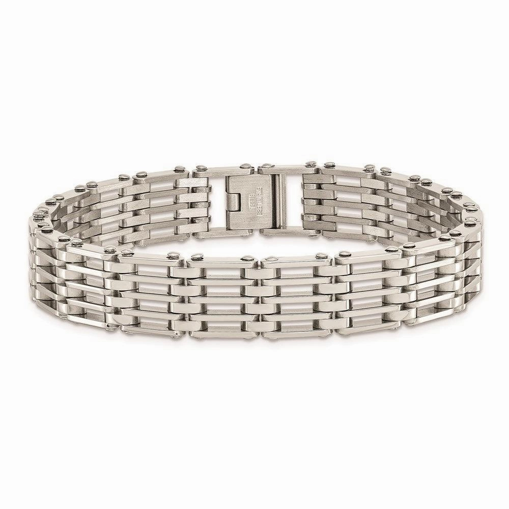 Stainless Steel Polished 8.5in Bracelet