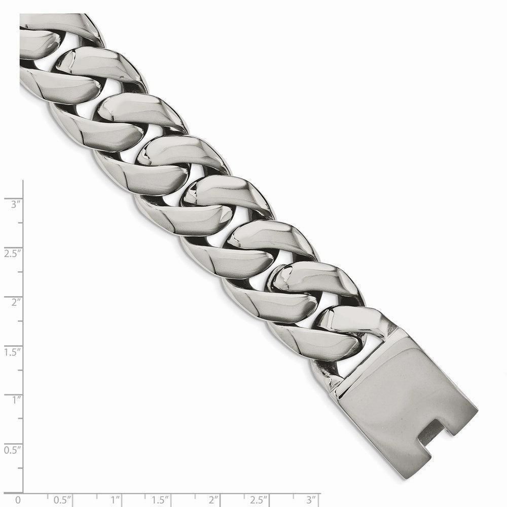 Stainless Steel Polished 9in Bracelet