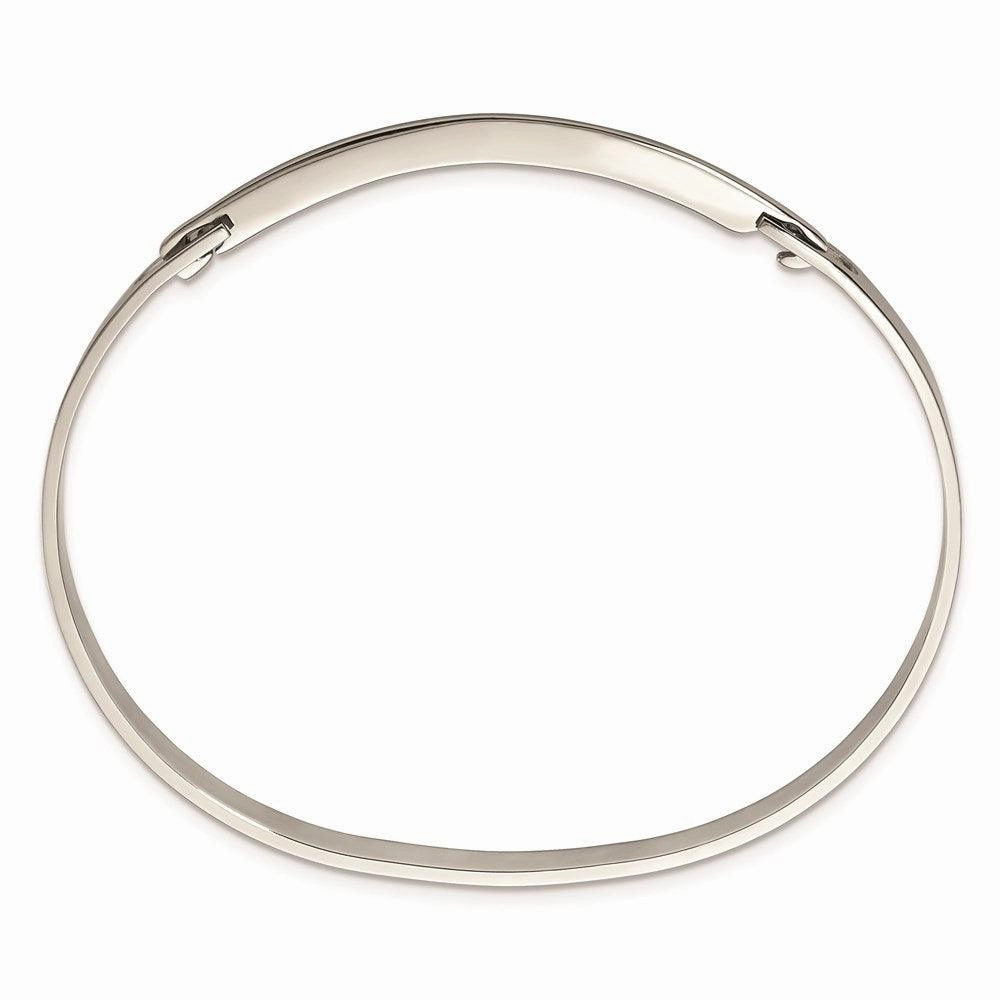 Stainless Steel Polished Flexible 4.75mm Bangle