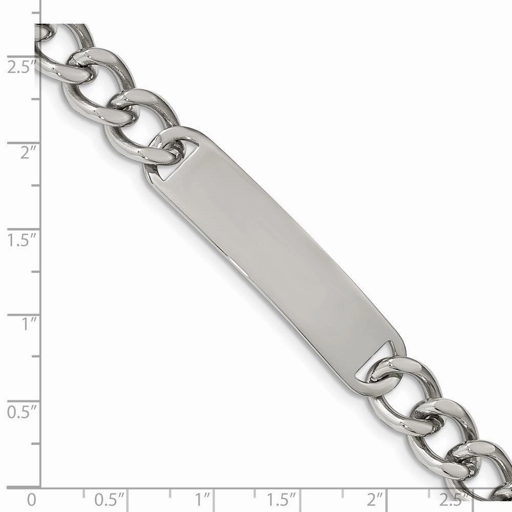 Stainless Steel Polished ID 8.50in Bracelet