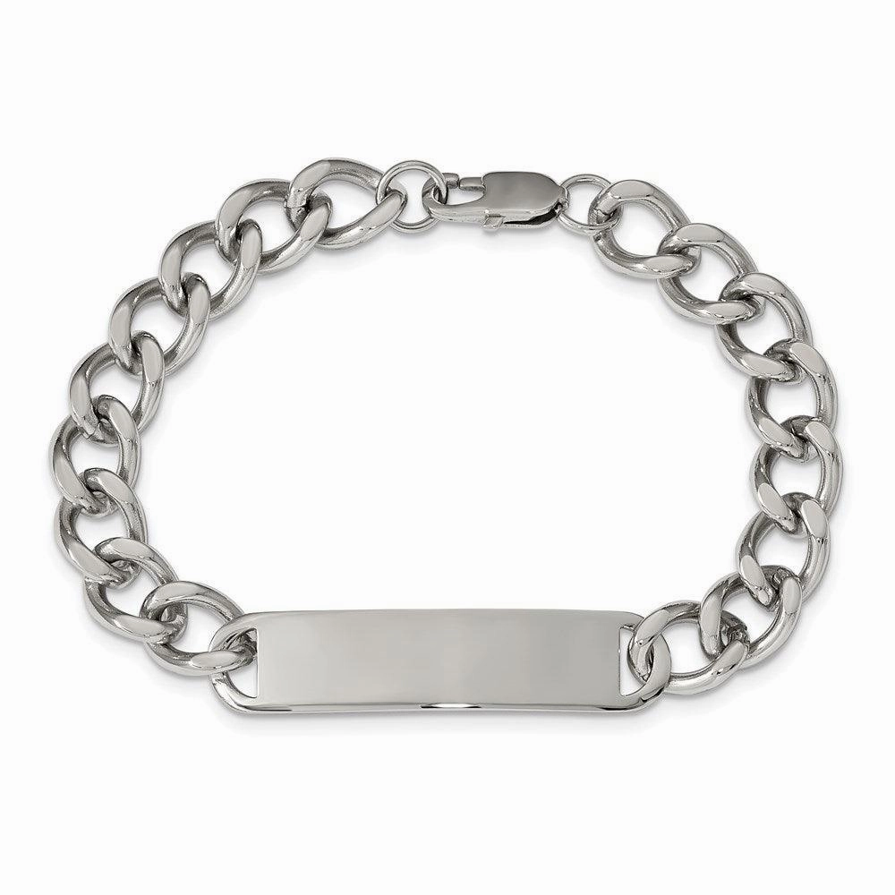 Stainless Steel Polished ID 8.50in Bracelet