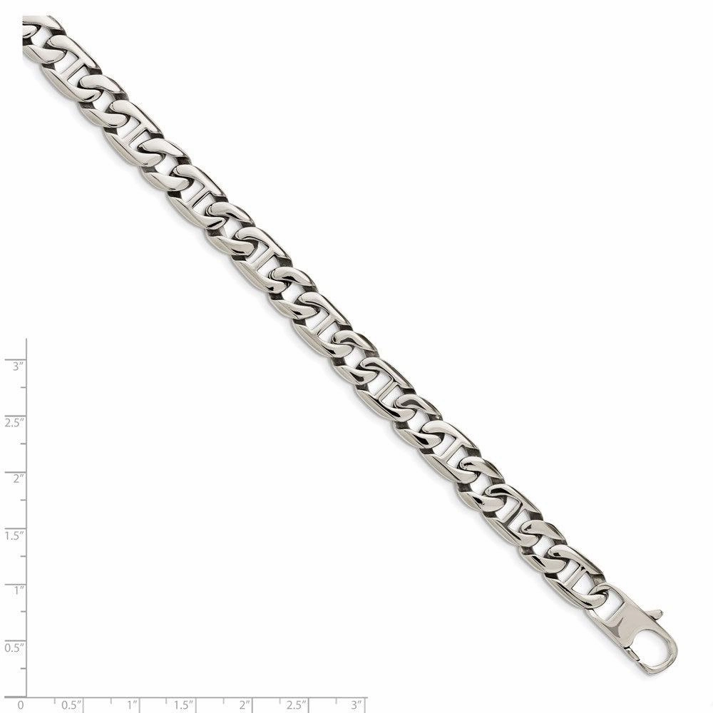 Stainless Steel Polished Links Bracelet