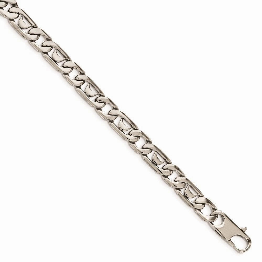 Stainless Steel Polished Links Necklace
