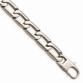 Stainless Steel Polished Squares Bracelet