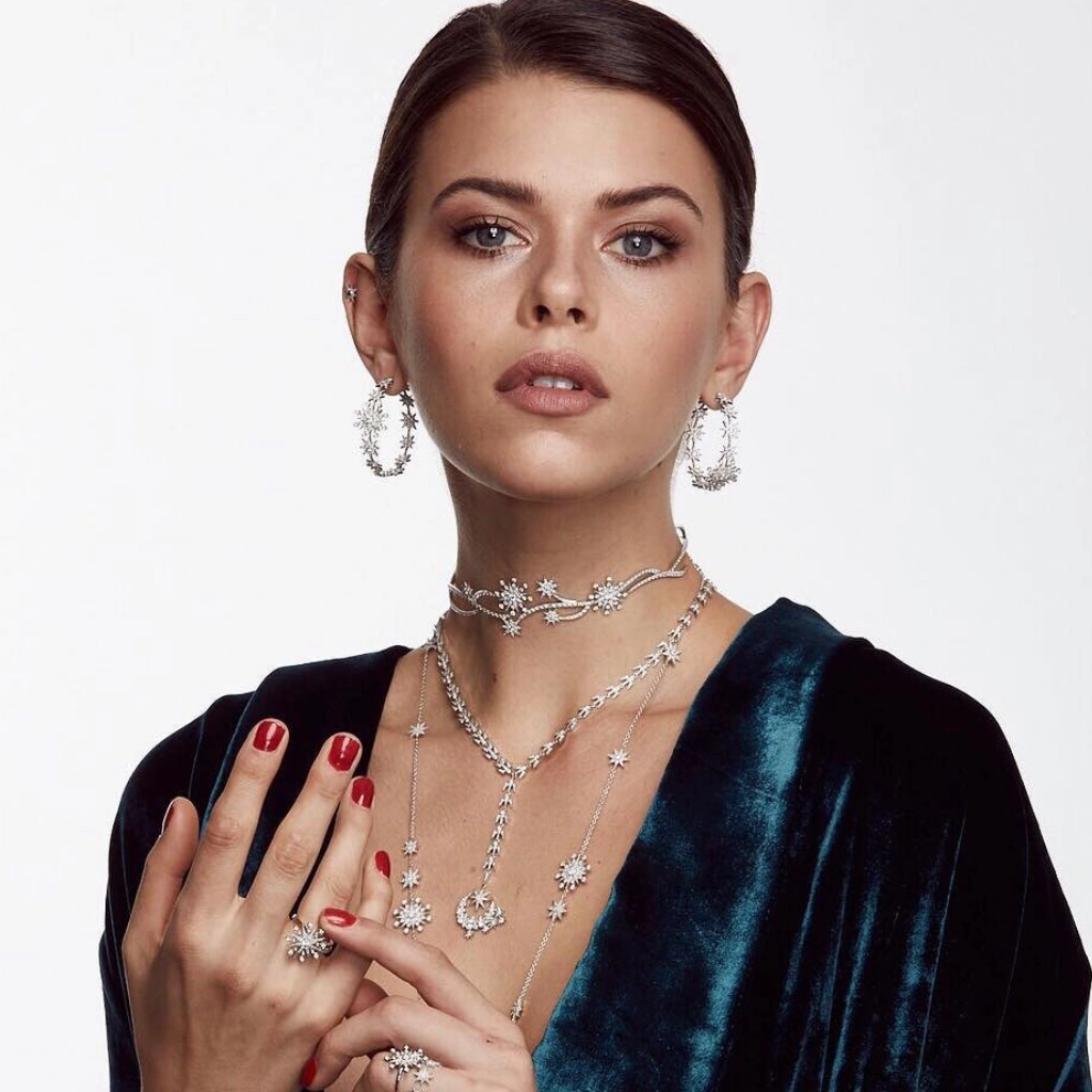 Star Hoop Earrings