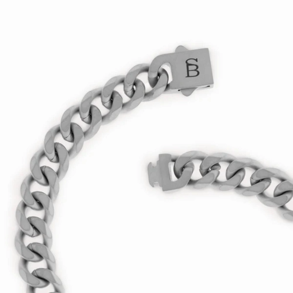 Steel & Barnett Men's "Valence Vic" 8mm Chain Bracelet