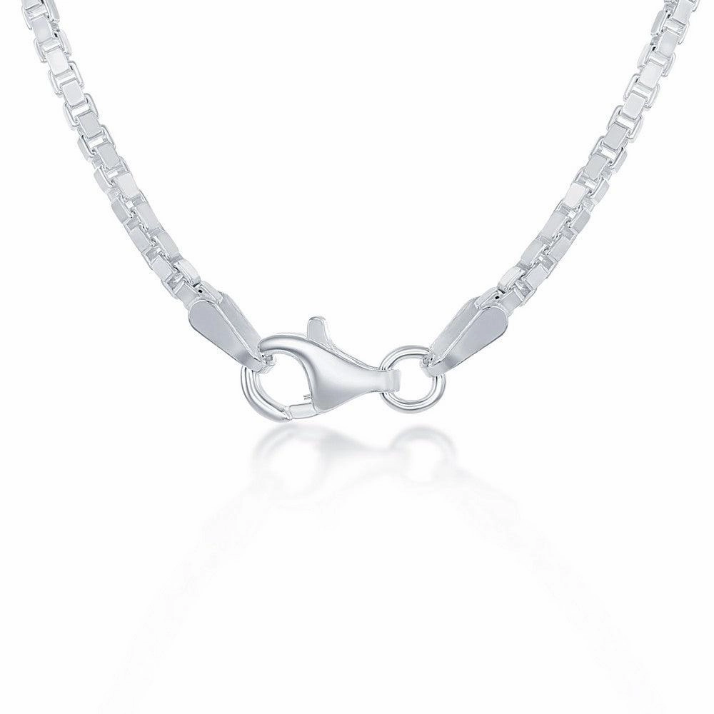 Sterling Silver 1.8mm Box Chain, 18"