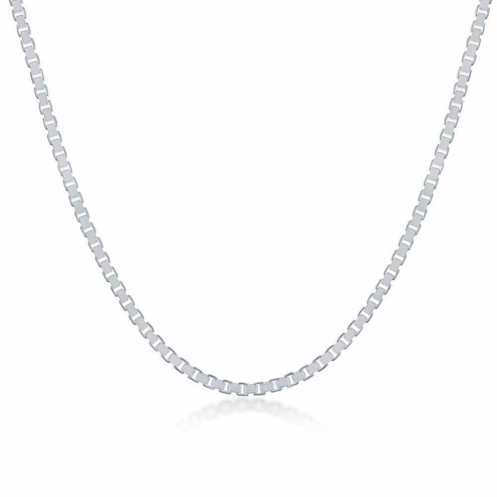 Sterling Silver 1.8mm Box Chain, 18"