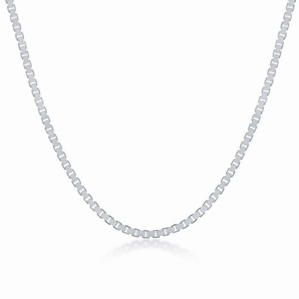 Sterling Silver 1.8mm Box Chain, 20"