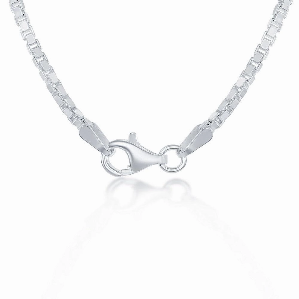 Sterling Silver 1.8mm Box Chain, 20"