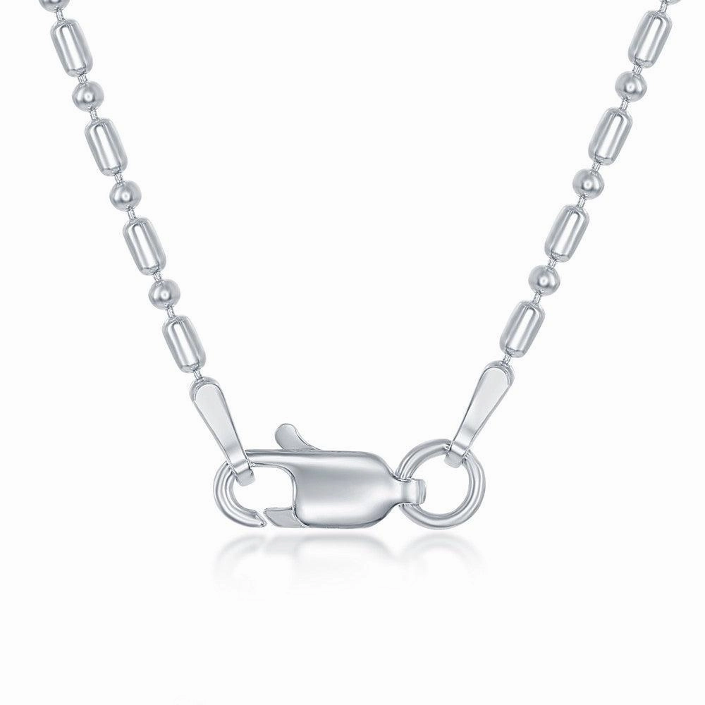 Sterling Silver 1.9mm 1 1 Bead Chain, 20"
