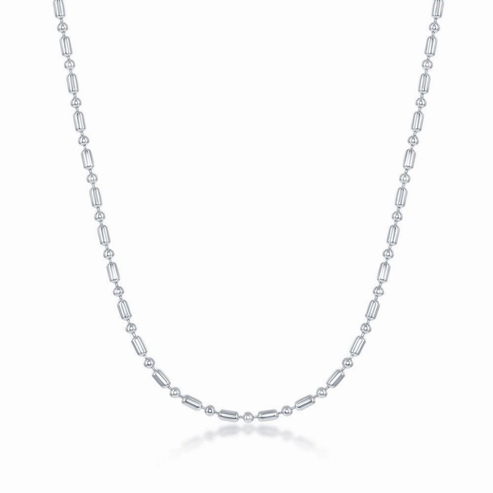 Sterling Silver 1.9mm 1 1 Bead Chain, 24"