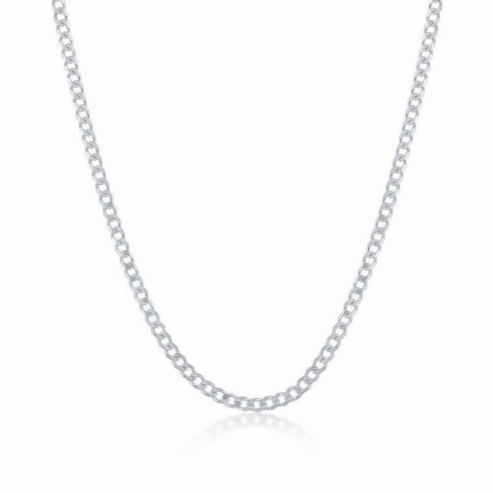 Sterling Silver 2mm Cuban Chain, 10"