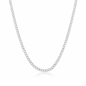 Sterling Silver 2mm Cuban Chain, 10"