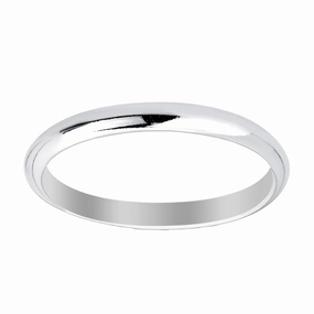 Sterling Silver 3mm Band Ring - R-03