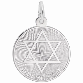 Sterling Silver Bar Mitzvah Charm