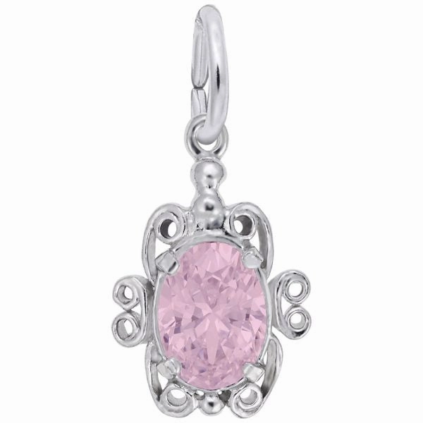 Sterling Silver Birthstone Charm