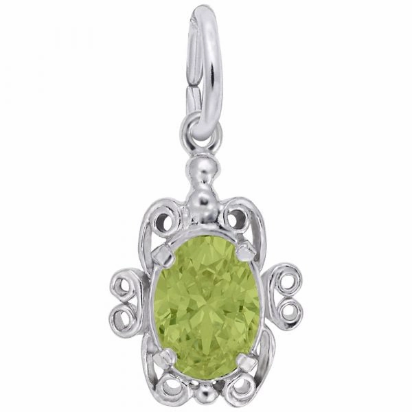 Sterling Silver Birthstone Charm
