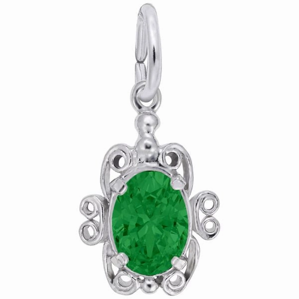 Sterling Silver Birthstone Charm