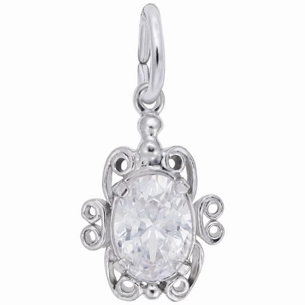 Sterling Silver Birthstone Charm