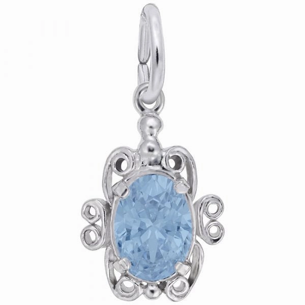Sterling Silver Birthstone Charm