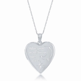 Sterling Silver Heart Shaped Locket