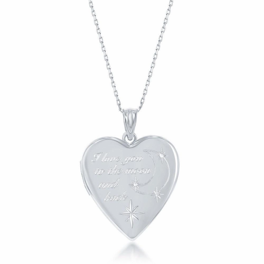 Sterling Silver Heart Shaped Locket