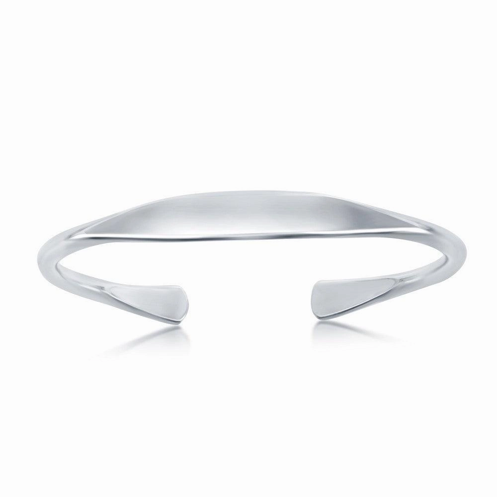 Sterling Silver High Polished Engravable Bangle