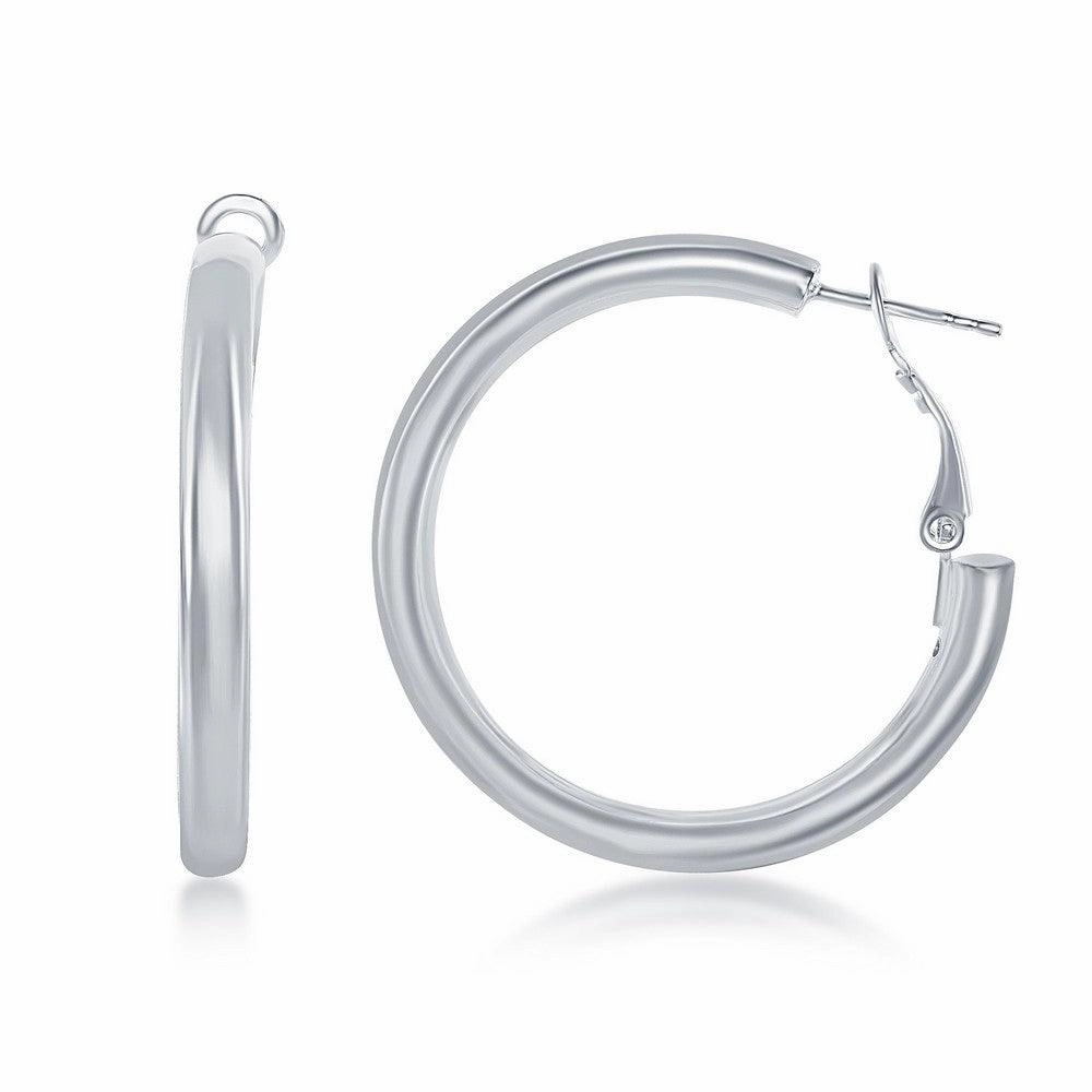 Sterling Silver Hoop Earrings