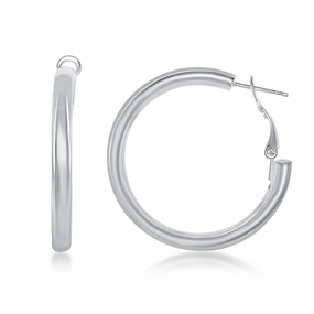 Sterling Silver Hoop Earrings