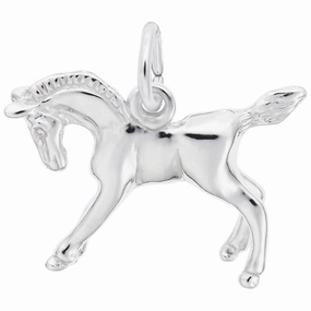 Sterling Silver Horse Charm