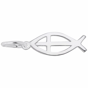 Sterling Silver Ichthus Charm