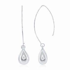 Sterling Silver Kisses Style Threader Earrings