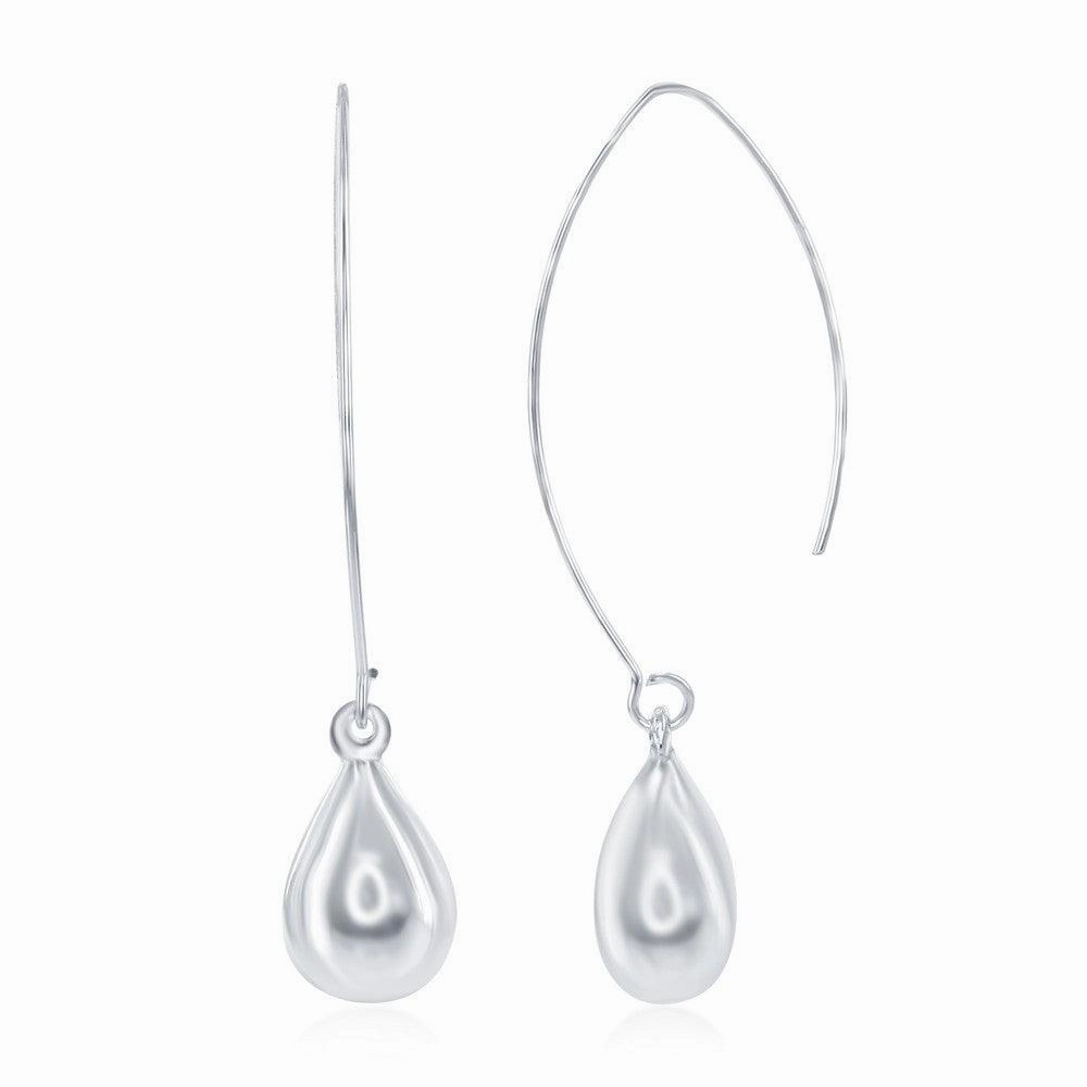 Sterling Silver Kisses Style Threader Earrings