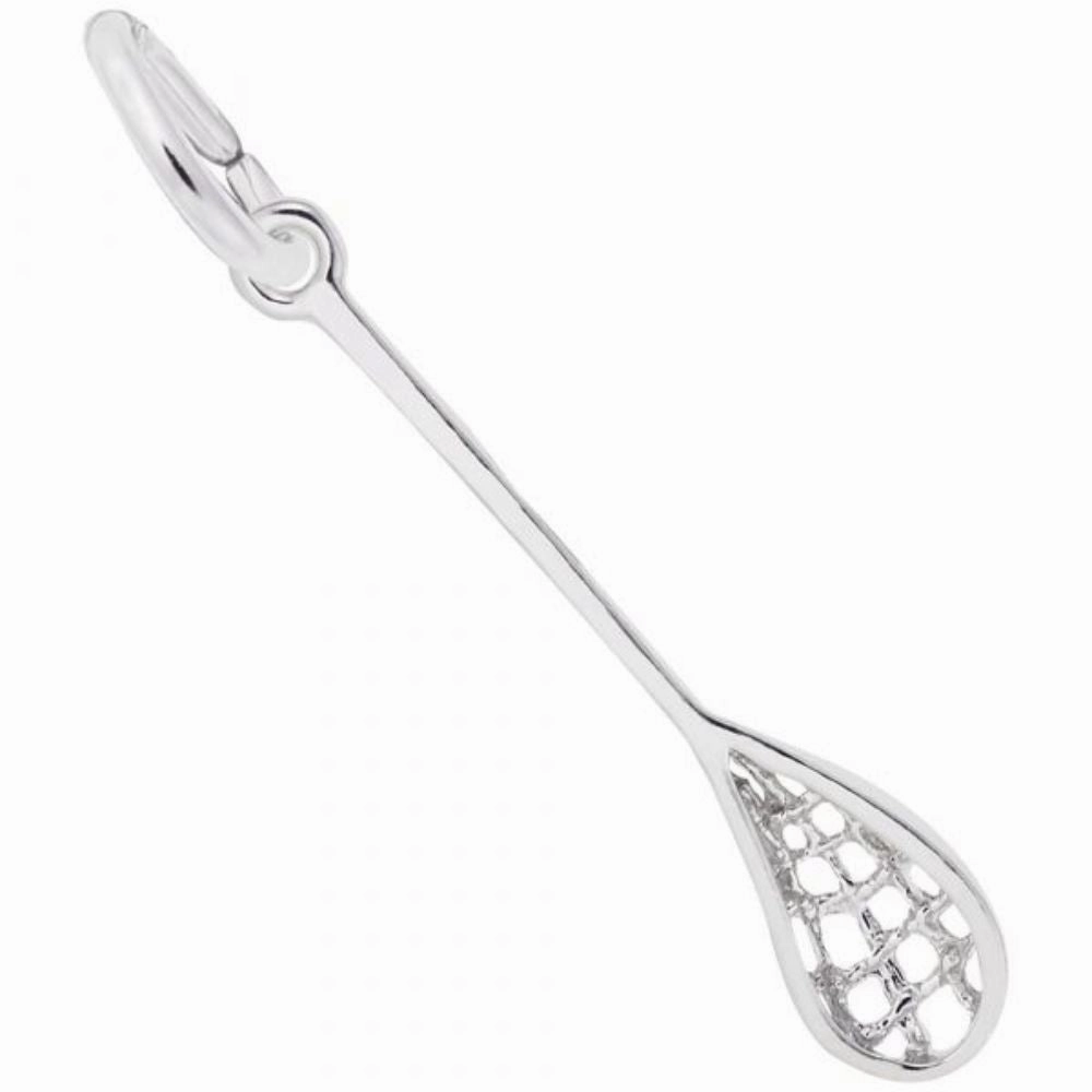 Sterling Silver Lacrosse Stick Charm
