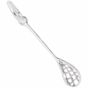 Sterling Silver Lacrosse Stick Charm
