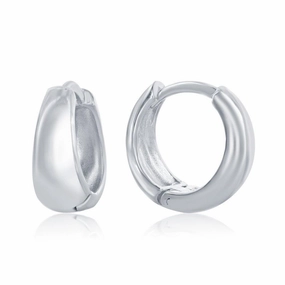 Sterling Silver Mini Huggie Earrings