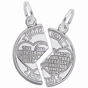 Sterling Silver Mitzpah Charm