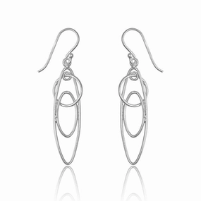 Sterling Silver Multi-Shaped Earrings