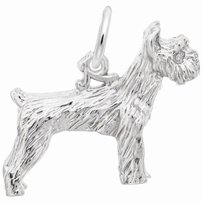 Sterling Silver Schnauzer Charm
