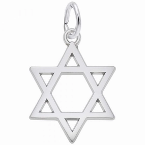 Sterling Silver Star of David Charm