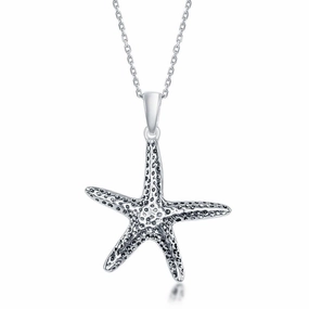 Sterling Silver Starfish Pendant